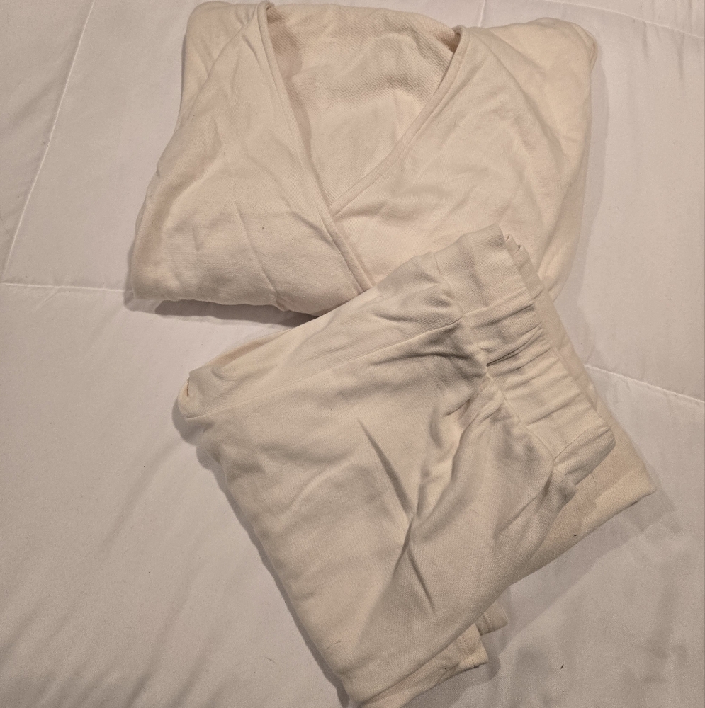 Women's Cream Two Piece Set